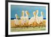 Coastal Flock II-Linda Baliko-Framed Art Print