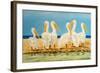 Coastal Flock II-Linda Baliko-Framed Art Print