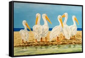 Coastal Flock II-Linda Baliko-Framed Stretched Canvas