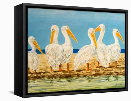 Coastal Flock II-Linda Baliko-Framed Stretched Canvas