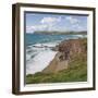 Coastal Footpath Between Haymer Bay Rock and Polzeath, Cornwall, England, United Kingdom, Europe-David Hughes-Framed Photographic Print