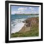 Coastal Footpath Between Haymer Bay Rock and Polzeath, Cornwall, England, United Kingdom, Europe-David Hughes-Framed Photographic Print