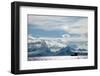 Coastal Freighter and the Lyngen Alps, Troms, Arctic Norway, Scandinavia, Europe-David Lomax-Framed Photographic Print