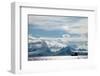 Coastal Freighter and the Lyngen Alps, Troms, Arctic Norway, Scandinavia, Europe-David Lomax-Framed Photographic Print