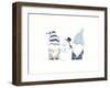 Coastal Gnomes II-Jenaya Jackson-Framed Art Print