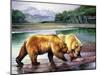 Coastal Grizz-Spencer Williams-Mounted Giclee Print