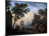 Coastal Harbour. Calm, C1763-Claude Joseph Vernet-Mounted Giclee Print