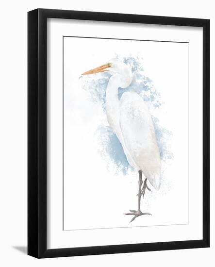 Coastal Heron I-Jade Reynolds-Framed Art Print