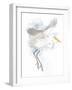 Coastal Heron II-Jade Reynolds-Framed Art Print