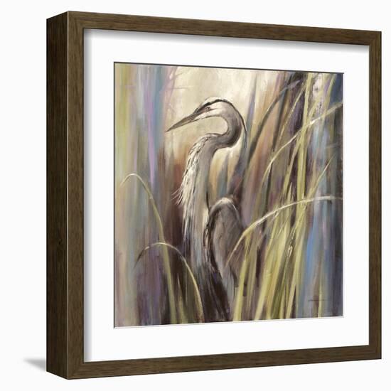 Coastal Heron-Brent Heighton-Framed Art Print