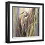 Coastal Heron-Brent Heighton-Framed Art Print