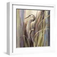 Coastal Heron-Brent Heighton-Framed Art Print