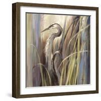 Coastal Heron-Brent Heighton-Framed Art Print