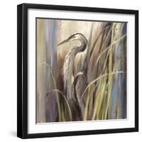 Coastal Heron-Brent Heighton-Framed Art Print