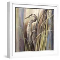 Coastal Heron-Brent Heighton-Framed Art Print