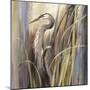 Coastal Heron-Brent Heighton-Mounted Art Print