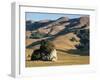 Coastal Hills of Marin County at Dusk, California, United States of America, North America-Rawlings Walter-Framed Photographic Print