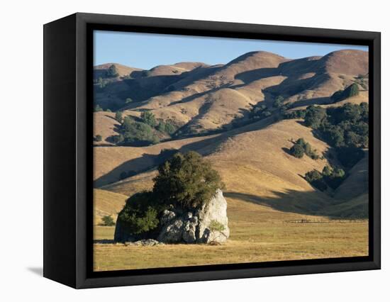 Coastal Hills of Marin County at Dusk, California, United States of America, North America-Rawlings Walter-Framed Stretched Canvas