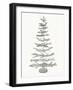 Coastal Holiday Tree II Red-Kathleen Parr McKenna-Framed Art Print