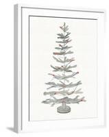 Coastal Holiday Tree II Red-Kathleen Parr McKenna-Framed Art Print