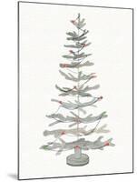 Coastal Holiday Tree II Red-Kathleen Parr McKenna-Mounted Art Print