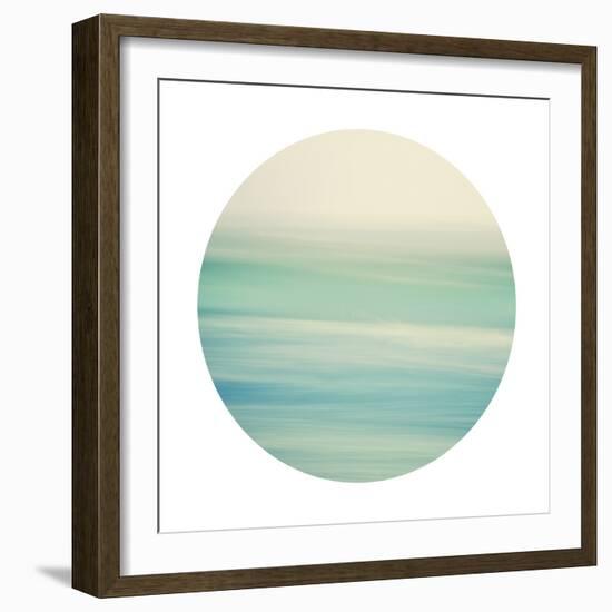 Coastal Hush - Sphere-Irene Suchocki-Framed Giclee Print