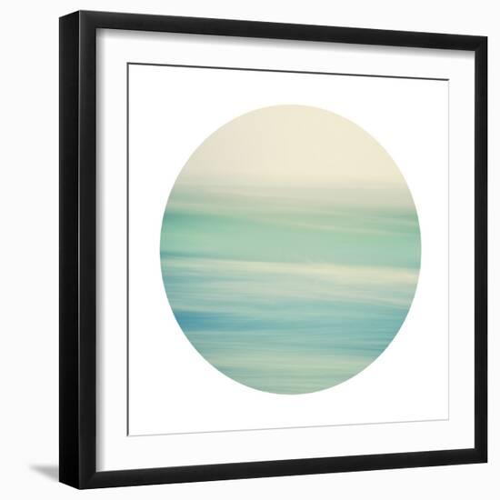 Coastal Hush - Sphere-Irene Suchocki-Framed Giclee Print