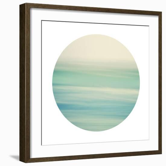 Coastal Hush - Sphere-Irene Suchocki-Framed Giclee Print