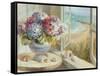 Coastal Hydrangea-Danhui Nai-Framed Stretched Canvas