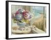 Coastal Hydrangea-Danhui Nai-Framed Art Print