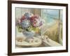 Coastal Hydrangea-Danhui Nai-Framed Art Print