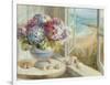 Coastal Hydrangea-Danhui Nai-Framed Art Print