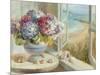 Coastal Hydrangea-Danhui Nai-Mounted Art Print