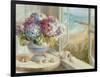 Coastal Hydrangea-Danhui Nai-Framed Art Print