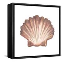 Coastal Icon Coral VI-Elizabeth Medley-Framed Stretched Canvas