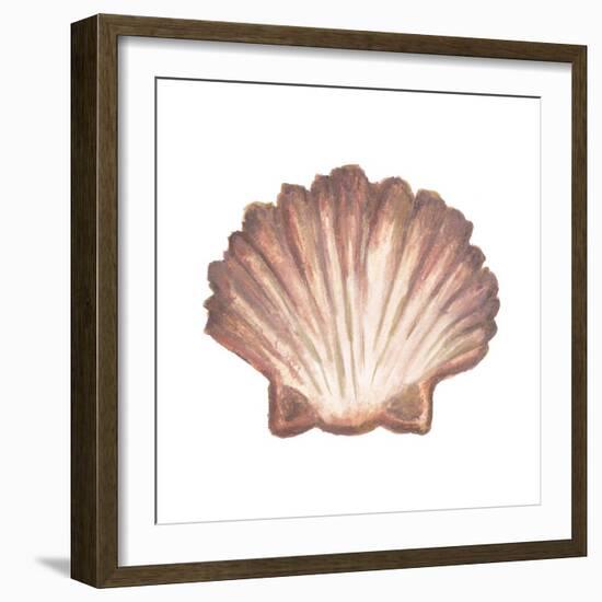 Coastal Icon Coral VI-Elizabeth Medley-Framed Art Print