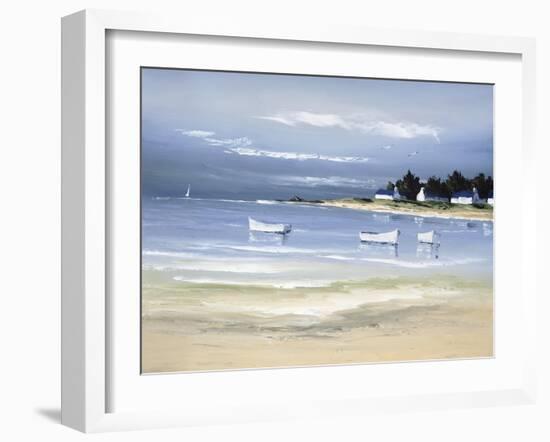 Coastal Inlet II-Frédéric Flanet-Framed Premium Giclee Print