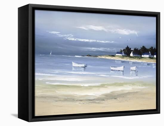Coastal Inlet II-Frédéric Flanet-Framed Stretched Canvas