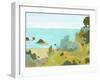 Coastal Inlet III-Jacob Green-Framed Art Print