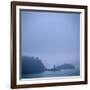 Coastal Islands in Fog-Micha Pawlitzki-Framed Photographic Print