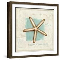 Coastal Jewels IV-Lisa Audit-Framed Art Print