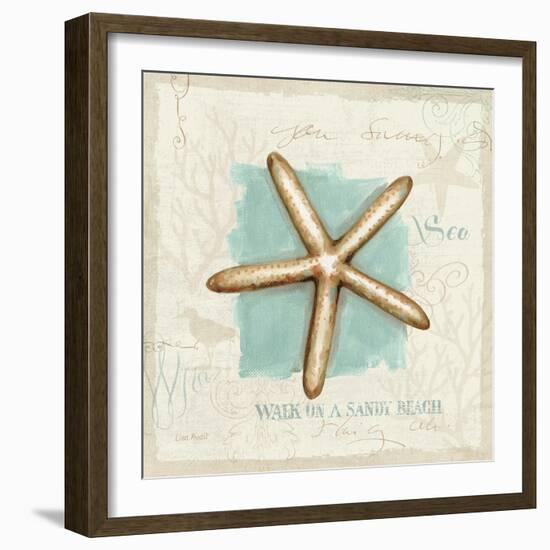 Coastal Jewels IV-Lisa Audit-Framed Art Print