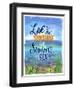 Coastal Joy 4-Asmaa’ Murad-Framed Giclee Print