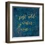 Coastal Lace Words-Jess Aiken-Framed Art Print