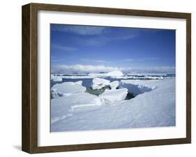 Coastal Landscape, Antarctic Peninsula, Antarctica, Polar Regions-Geoff Renner-Framed Photographic Print