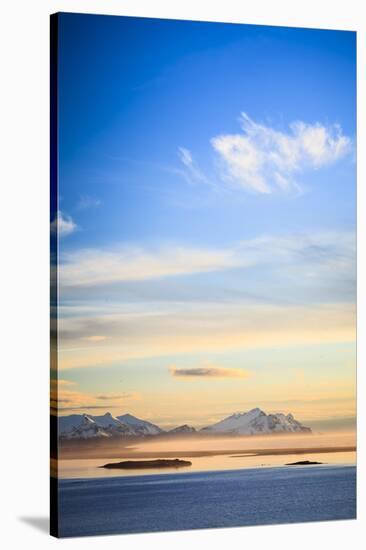 Coastal Landscape At Sunrise Near Hofn. Southern Iceland-Oscar Dominguez-Stretched Canvas