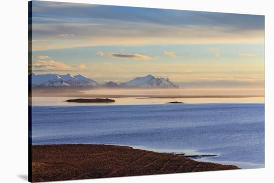 Coastal Landscape At Sunrise Near Hofn. Southern Iceland-Oscar Dominguez-Stretched Canvas