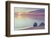 Coastal Landscape at Sunset at Beach of the Baltic Sea, Time of Summer Vacation-Gorsh25-Framed Photographic Print