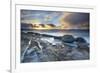 Coastal Landscape at Sunset, Near Elgol, Isle of Skye, Inner Hebrides, Scotland, UK, October 2010-Mark Hamblin-Framed Photographic Print