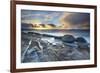 Coastal Landscape at Sunset, Near Elgol, Isle of Skye, Inner Hebrides, Scotland, UK, October 2010-Mark Hamblin-Framed Photographic Print